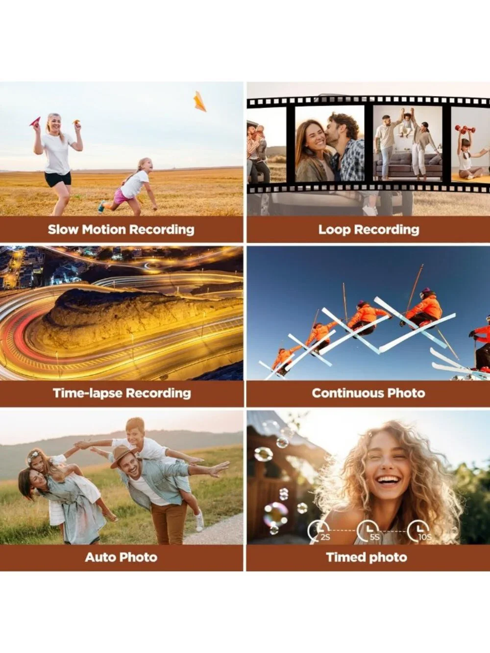 64MP 4K Digital Camera for Photography & Vlogging, Dual Lens, 18X Zoom, Compact